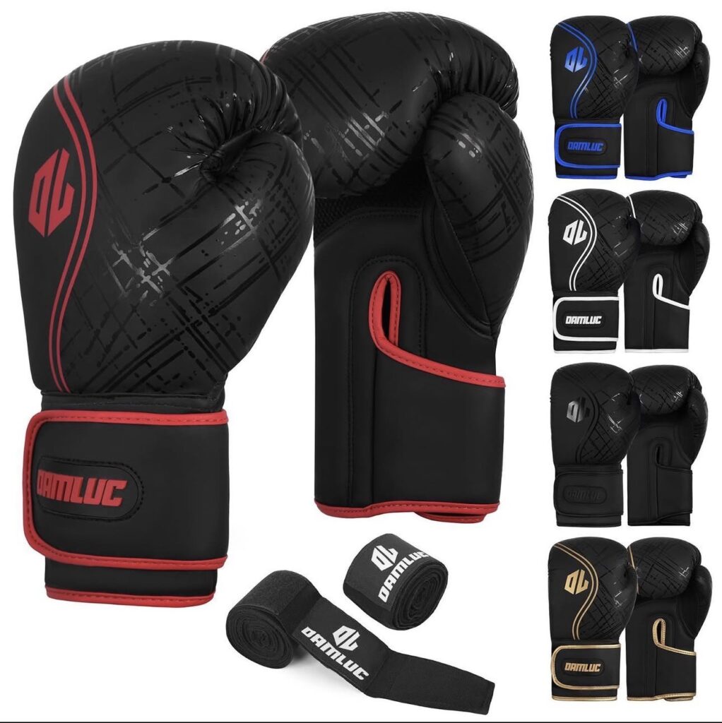 DAMLUC Boxing Gloves by Rising Heroes – Engineered for Power, Comfort & Durability