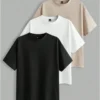 black-white-skin Cotton T-Shirt