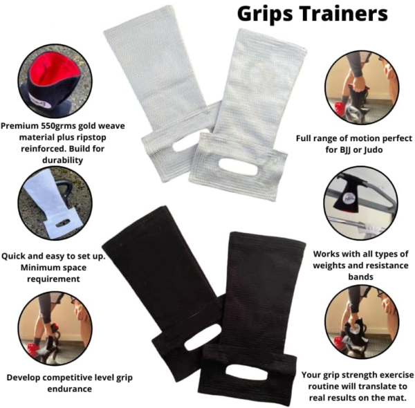 H5ccc491cf073467fb6db1af80257e627H BJJ Sleeve Grip Trainer | Spider Guard & Drag Guard Training Grips