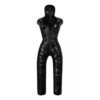 180cm Rexine Unfilled Grappling Dummy - Full Black for BJJ, MMA, Judo | Ravine International